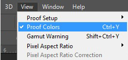Zobrazenie farieb v programe Photoshop